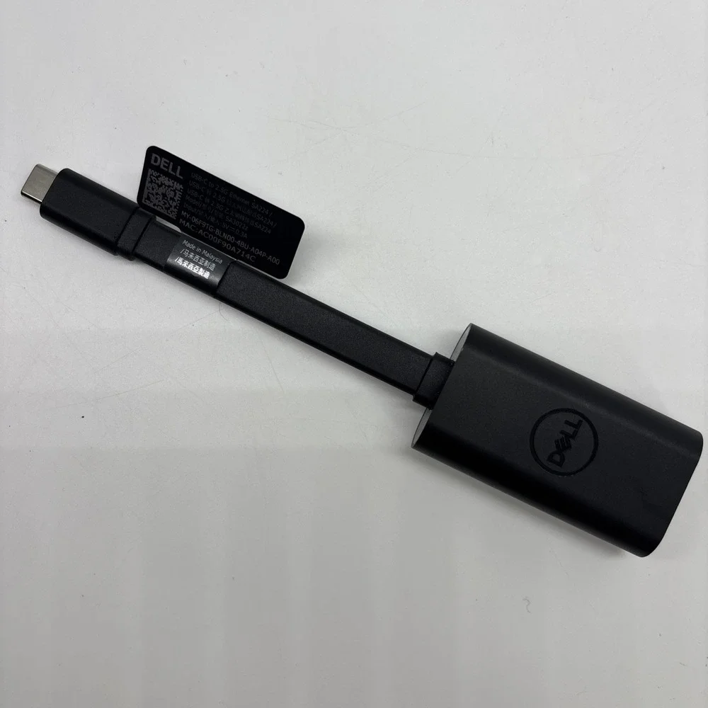 Dell USB-C to 2.5 Gbps Ethernet Adapter Model DELL-SA224-BK